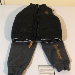 Timberland sweatpants and vest size 3T